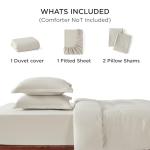 Queen Size Soft Cotton-Like 4-Piece Bedding Set