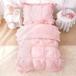 Wowelife Boho Princess Toddler Bedding Set, 4 Pieces