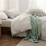 Queen Size Soft Cotton-Like 4-Piece Bedding Set