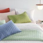 Beige Queen Quilt Set with 2 Pillow Shams