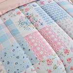Joyreap 4-Piece Pink and Blue Toddler Bedding Set
