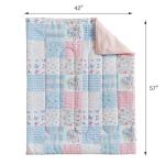 Joyreap 4-Piece Pink and Blue Toddler Bedding Set