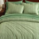 Martha Stewart Queen Duvet Cover Set in Faux Bois Green