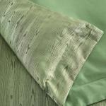 Martha Stewart Queen Duvet Cover Set in Faux Bois Green