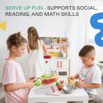 Tiny Expressions Pretend Play Notepads - 2-Pack Kids Play Pads - 40 Pages Order-Taking Restaurant & 40 Pages Doctor Visit Notepad - Waiter and Doctor Imaginative Role Play