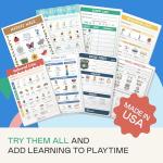 Tiny Expressions Pretend Play Notepads - 2-Pack Kids Play Pads - 40 Pages Order-Taking Restaurant & 40 Pages Doctor Visit Notepad - Waiter and Doctor Imaginative Role Play