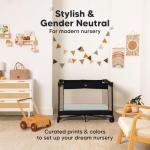 Pack and Play Sheets Fitted - 2-Pack Mini Crib Sheets for Pack N Play Mattress 38x26, Soft & Cozy, Neutral Toddler Playard Bedding, Snug Fitted Mini Baby Crib Mattress Cover Boy, Girl (Daisies)