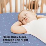 KeaBabies 2-Pack Baby Crib Sheets for Boys, Girls - 52x28 Viscose Derived from Bamboo Toddler Bed Sheets Neutral, Fitted Crib Mattress Cover for Standard Baby Bedding, Soft & Cozy (Marine Muse)