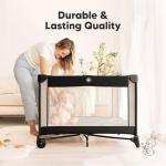 Pack and Play Sheets Fitted - 2-Pack Mini Crib Sheets for Pack N Play Mattress 38x26, Soft & Cozy, Neutral Toddler Playard Bedding, Snug Fitted Mini Baby Crib Mattress Cover Boy, Girl (Daisies)