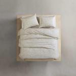 Calvin Klein - King Duvet Cover Set, 100% Washed Percale Cotton Bedding with a Crisp & Naturally Soft Feel, 3 Piece Bed Set with Matching Pillowcases (Yellow Leaves)