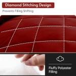 7-Piece King Comforter Set in Red & Black