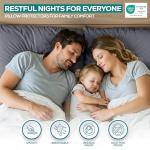 King Waterproof Pillow Protector (2 Pack) - Grey