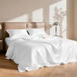 Cozy Full Size Satin Sheet Set - 4 Pieces
