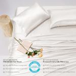 Luxury 23 Momme White Silk Sheet Set - King