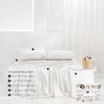 Luxury 23 Momme White Silk Sheet Set - King