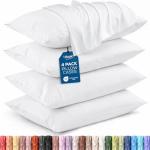 Queen Pillow Cases - Pack of 4 (White)