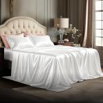 Luxury Satin Sheet Set - Queen Size, 4 Pcs