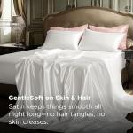 Luxury Satin Sheet Set - Queen Size, 4 Pcs