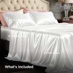 Luxury Satin Sheet Set - Queen Size, 4 Pcs