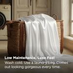 Luxury Satin Sheet Set - Queen Size, 4 Pcs