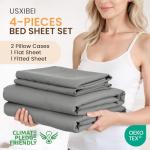 Queen Bed Sheet Set - Soft, Breathable & Cooling