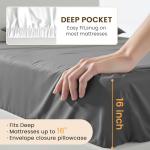 Queen Bed Sheet Set - Soft, Breathable & Cooling