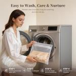 Luxury 4-Piece Mulberry Silk Bed Set, Champagne