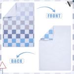 SmoothNovelty 5 Pcs Cars Theme Baby Crib Bedding Set Include Checkered Crib Sheets Bed Skirt Comforter Pad Cover Wall Stickers for Boys Transportation Nursery Room Decoration