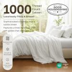 Luxury 1000 Thread Count Queen Cotton Sheet Set