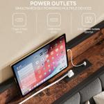 King Size Bed Frame with Storage Headboard & Charger