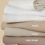 Bedsure Duvet Cover Queen Size - Soft Double Brushed Bedding Set for Kids & Adults, Zipper Closure, 3 Pieces, Includes 1 Duvet Cover (90"x90") & 2 Pillow Shams, NO Comforter, Ivory White