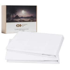 Luxury Egyptian Cotton Queen Pillow Cases - Set of 2