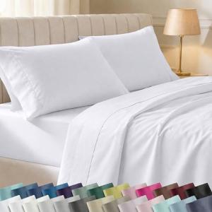 Luxury King Size Cotton Sateen Sheet Set