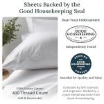 Luxury King Size Cotton Sateen Sheet Set