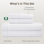 Luxury King Size Cotton Sateen Sheet Set