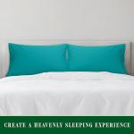 Ultra-Soft 2-Piece Turquoise Pillowcase Set