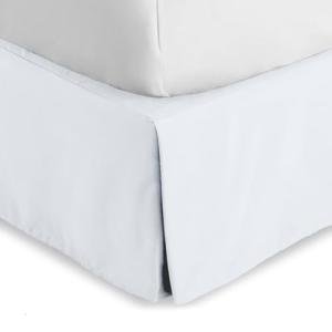 Queen Bed Skirt - 15-Inch Tailored Fit, White