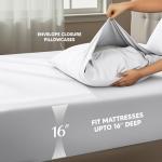 Utopia Bedding King Sheet Set – 4 Piece Bed Sheets for King Size Bed, Soft and Breathable Microfiber, Includes 1 Fitted Sheet, 1 Flat Sheet and 2 Pillowcases (White)