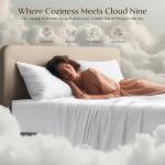 Utopia Bedding King Sheet Set – 4 Piece Bed Sheets for King Size Bed, Soft and Breathable Microfiber, Includes 1 Fitted Sheet, 1 Flat Sheet and 2 Pillowcases (White)