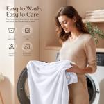 Utopia Bedding King Sheet Set – 4 Piece Bed Sheets for King Size Bed, Soft and Breathable Microfiber, Includes 1 Fitted Sheet, 1 Flat Sheet and 2 Pillowcases (White)