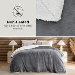 Bedsure Sherpa Fleece Throw Blanket - Twin Size