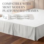 Ultra Soft Microfiber Bed Skirt - Light Gray