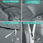 Utopia Bedding Duvet Cover Set with Pillowcases - 3 Pieces Bedding Duvet Cover with Zipper Closure - 1 Duvet Cover with 2 Pillowcases - Soft Brushed Microfiber (Queen, Grey)