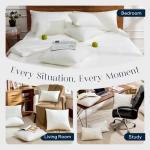 Phantoscope Premium 18x18 Throw Pillow Inserts, Ultra-Soft Air Layer Pillow Inserts Down Alternative Decorative Throw Pillows for Couch, Bedroom, Square Cushion Sham Stuffer, Pack of 1