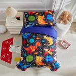 Navy Dinosaur Kids Comforter and Sheet Set