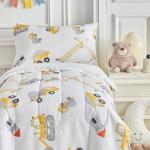 Construction-Themed Toddler Bedding Set for Boys