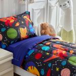 Navy Dinosaur Kids Comforter and Sheet Set