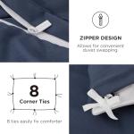 Navy Blue King Size 4-Piece Bedding Set