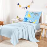 Dinosaur Toddler Bedding Set, Dino Astronauts Theme