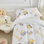 Construction-Themed Toddler Bedding Set for Boys